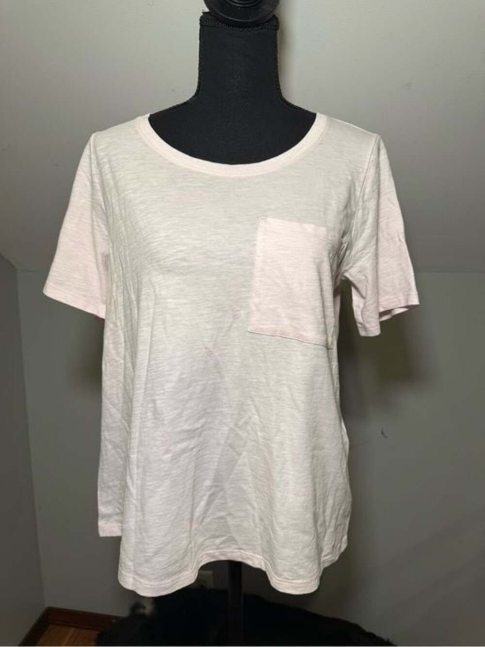 Eileen Fisher Organic Cotton Short-Sleeve Pocket Tee